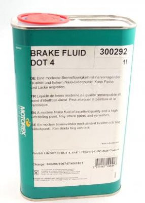 Motorex тормозная жидкость BRAKE FLUID DOT 4 1 л
