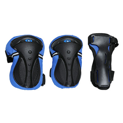 Защита для роликов (3 элемента) Globber Protective Junior Set Синий