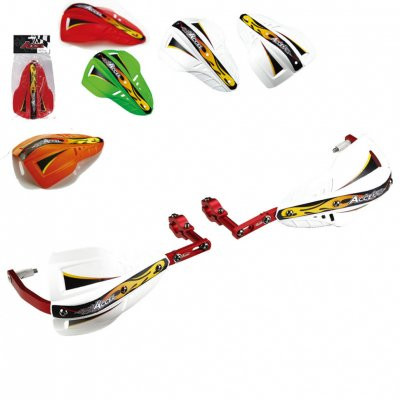 Accel HGS-02 Защита рук с пластиковыми щитками 28.6мм (черная)