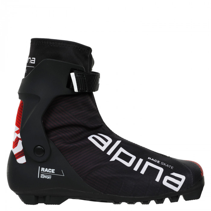 Лыжные ботинки ALPINA Racing Skate Red/Black/White