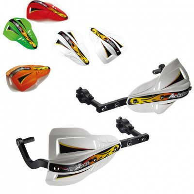 Accel HGS-05 Защита рук с пластиковыми щитками 22.2 мм (зеленая)