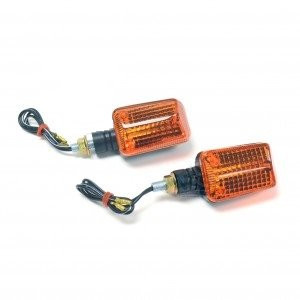 Emgo 61-75682 Поворотники (пара) короткая ножка FLEX SHORT, цвет Оранжевый, цвет Черный