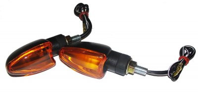 Emgo Поворотники (пара) стрела DECO LIGHT ROADHAWK 1, цвет Оранжевый, цвет Черный