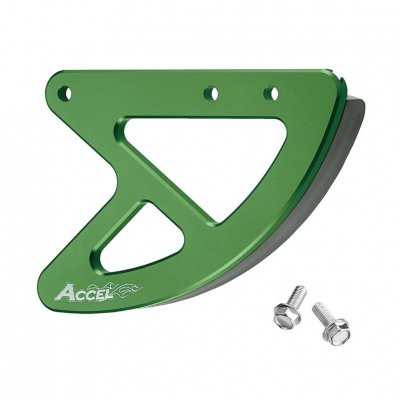 Accel Защита заднего тормозного диска Kawasaki зеленый