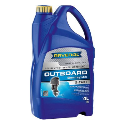 Моторное масло Ravenol Outboardoel 2T Teilsynth. (4л)