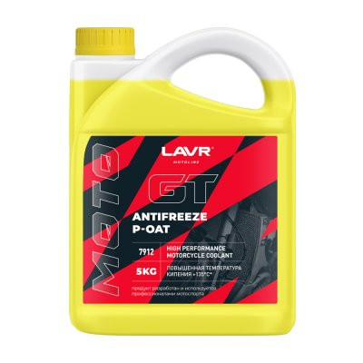 Lavr Охлаждающая жидкость для мотоциклов Antifreeze P-OAT GT 5кг