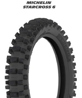 Моторезина Michelin Starcross 6 MEDIUM HARD 120/90-18 65M TT Rear NHS