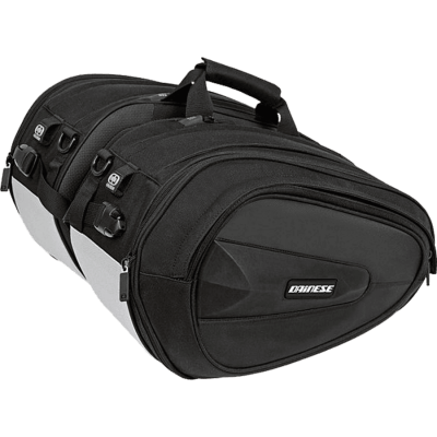 Dainese Сумки багажные боковые 22/30л W01 STEALTH-BL