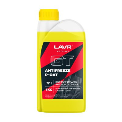 Lavr Охлаждающая жидкость для мотоциклов Antifreeze P-OAT GT 1кг