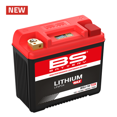 BS-Battery 360116 BSLI-10 Max Аккумулятор BS-Lithium 12В 15 Ач, 180 Wh, 750A 175x87x155, обратная ( -/+ )
