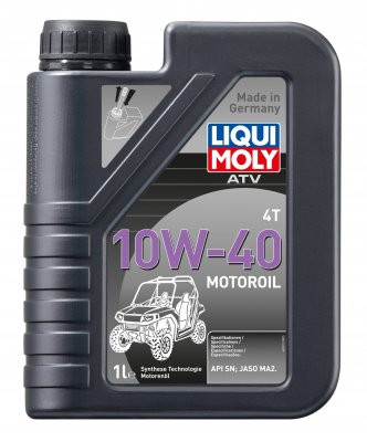 Моторное масло Liqui Moly ATV 4T Motoroil 10W-40 (НС-синтетическое) для квадроциклов 1л