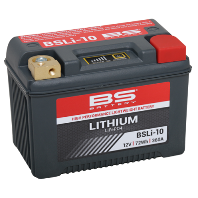BS-Battery 360118 BSLI-10 Аккумулятор BS-Lithium 12В 7.5 Ач, 90 Wh, 480A 148x86x105, обратная ( -/+ )