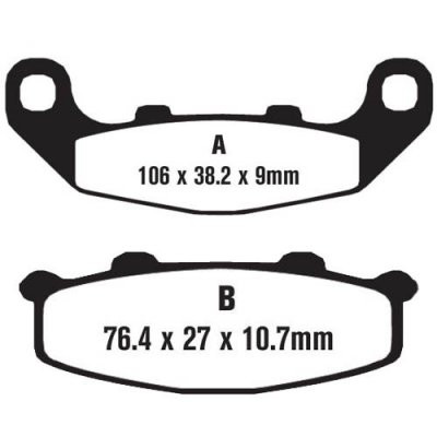 Тормозные колодки EBC FA141