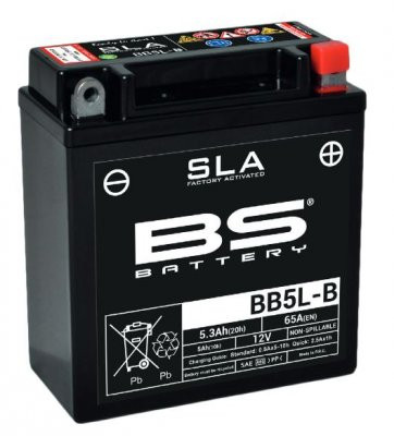 BS-Battery BB5L-B (FA) Аккумулятор для YAMAHA Aerox, Neo 4T, YN50F, CRYPTON, YB125E. YB5L-B