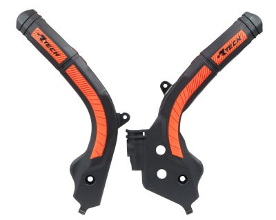 RTech R-PRTKTMNRAR1 Защита рамы SX125-150/SXF250-450 16-18, XC-W125-150/EXC/EXCF/XC-W250-500 17-19 черн./оранж.