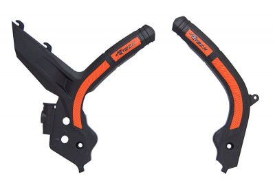 RTech R-PRTKTMNRAR2 Защита рамы SX125-250/SXF/XC/XC-F250-450 19-20, EXC/EXC-F/XC-W/XCF-W150-500 черн./оранж.