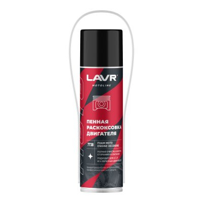 Lavr Motoline Раскоксовка двигателя пенная для мотоцикла 335 мл