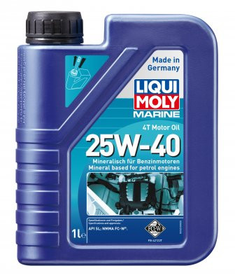 Моторное масло Liqui Moly Marine 4T Motor Oil 25W-40 (Минеральное) 1л