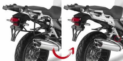 Kappa KLR1110 Крепеж боковых кофров HON 1200 2012
