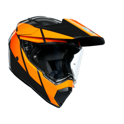 AGV Шлем AX9 TRAIL GUNMETAL/ORANGE