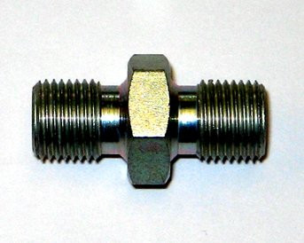 Venhill Адаптер 1/8 BSP x 1/8 BSP для соединения двух тормозных шлангов, цвет Сталь