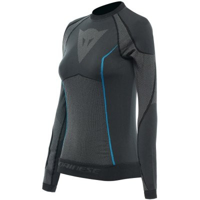 Dainese Термобелье футболка женская с длинным рукавом DRY LS 607 черный/синий