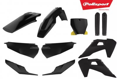 Polisport Комплект пластика Husqvarna TC125/FC250/350/450 2019- черный