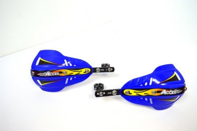 Accel HGS-01 Защита рук с пластиковыми щитками 22.2 мм (синяя)