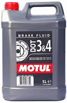 Motul DOT 3 &amp; 4 Brake Fluid тормозная жидкость 5 л