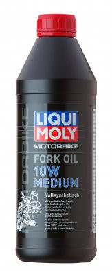 Масло Liqui Moly для вилок и амортизаторов 10W (синтетическое) Motorbike Fork Oil Medium 1л