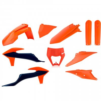 Polisport Комплект пластика KTM EXC/EXC-F 20-23 Оранжевый-черный